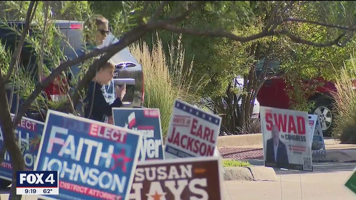 First day of early voting numbers in North Texas down more than 35% from 2018